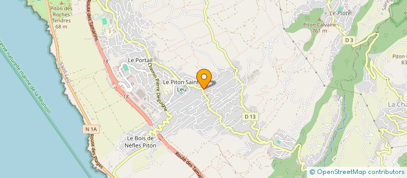 localisation de l'entreprise MADAME INGRID GOUYETTE  SAINT-LEU