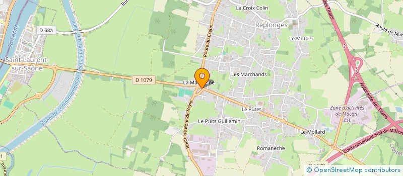 localisation de l'entreprise MADAME INGRID GOYON à REPLONGES