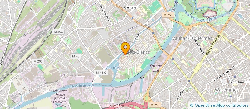 localisation de l'entreprise MADAME INGRID GRILLET AUBERT à LILLE