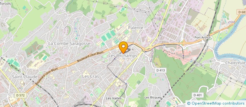 localisation de l'entreprise MADAME INGRID GROSPERRIN  BESANCON