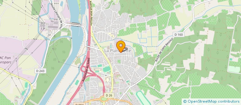 localisation de l'entreprise MADAME INGRID GUILLET  BOLLENE