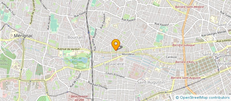 localisation de l'entreprise MADAME INGRID HALLERY à BORDEAUX