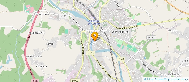 localisation de l'entreprise MADAME INGRID HAYOUN à ARGENTON-SUR-CREUSE