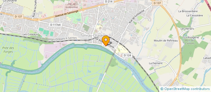 localisation de l'entreprise MADAME INGRID HERCOURT à TONNAY-CHARENTE