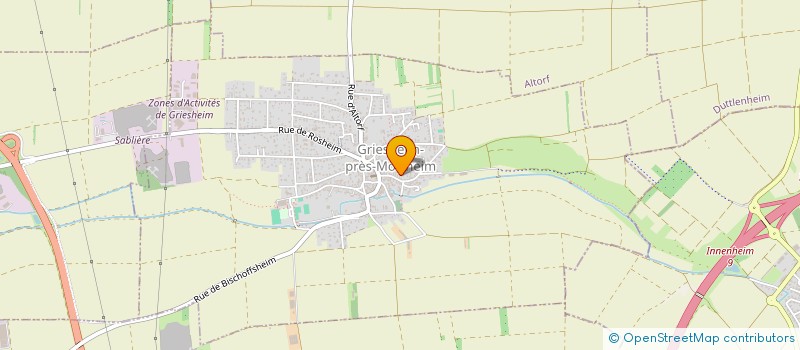 localisation de l'entreprise MADAME INGRID HOARAU  GRIESHEIM-PRES-MOLSHEIM