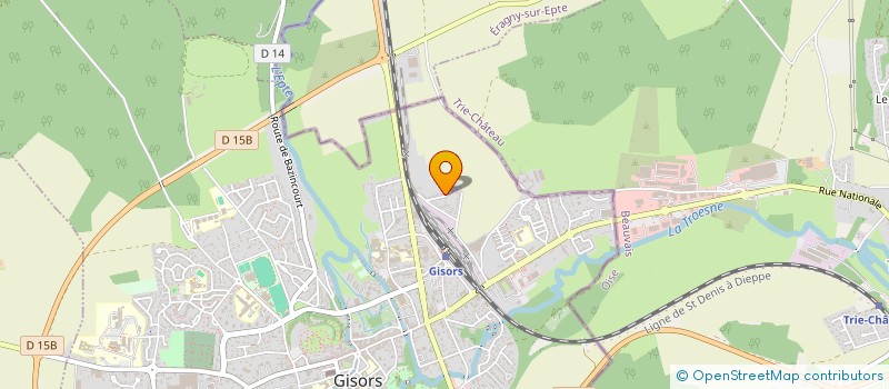 localisation de l'entreprise MADAME INGRID HOUEL  GISORS