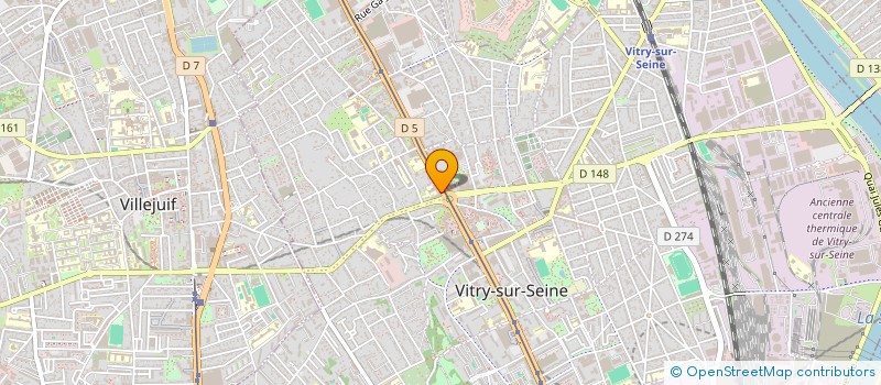 localisation de l'entreprise MADAME INGRID HUBER  VITRY-SUR-SEINE