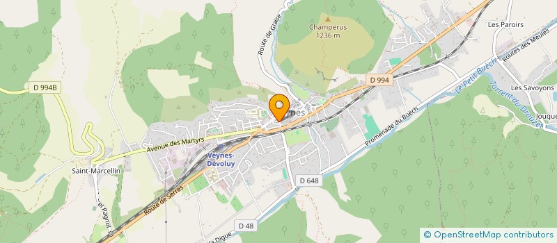 localisation de l'entreprise MADAME INGRID IMPENS  VEYNES