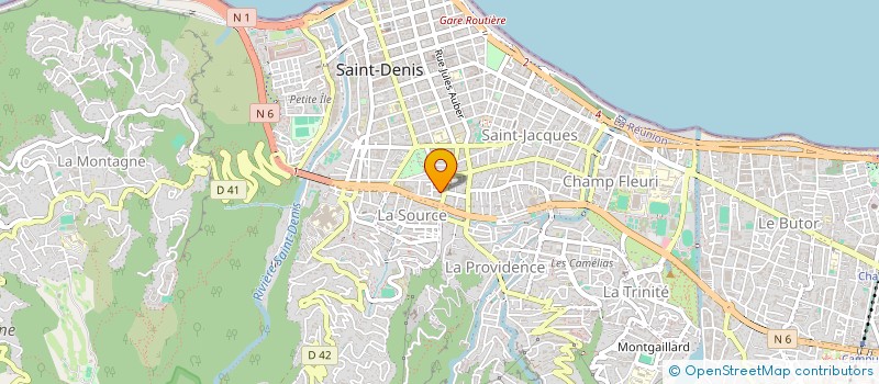 localisation de l'entreprise MADAME INGRID ISMAEL  SAINT-DENIS