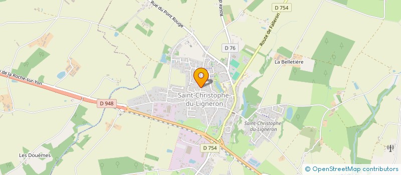 localisation de l'entreprise MADAME INGRID JABS à SAINT-CHRISTOPHE-DU-LIGNERON