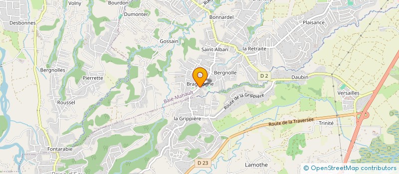 localisation de l'entreprise MADAME INGRID JEAN  BAIE MAHAULT