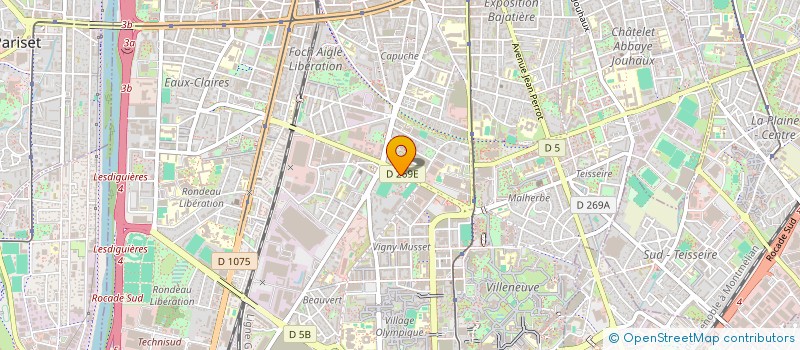 localisation de l'entreprise MADAME INGRID JEANNETTE MBATOULE à GRENOBLE