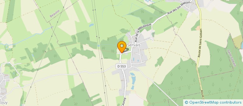 localisation de l'entreprise MADAME INGRID JORET  SERVAIS