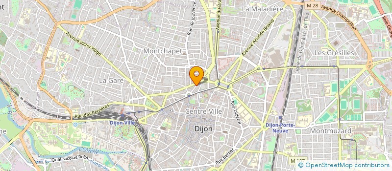 localisation de l'entreprise MADAME INGRID JOUFFROY à DIJON