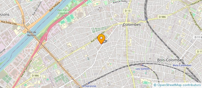 localisation de l'entreprise MADAME INGRID JULLIE  COLOMBES