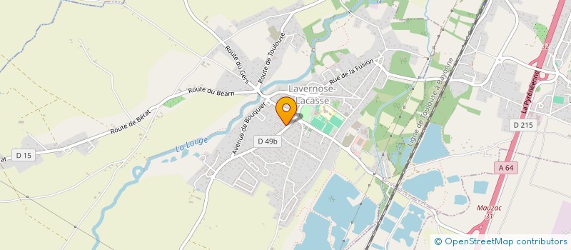 localisation de l'entreprise MADAME INGRID KAPLER à LAVERNOSE-LACASSE