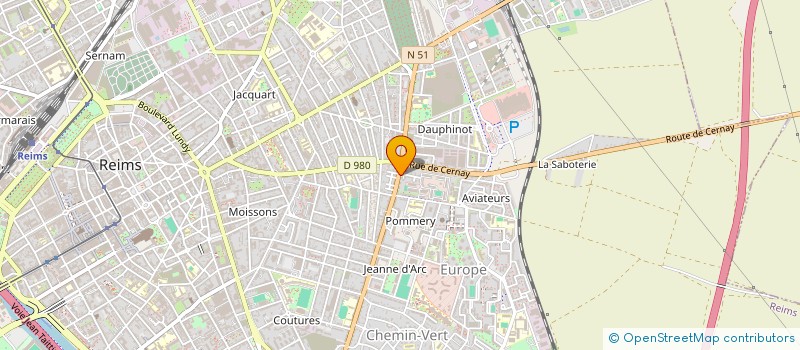 localisation de l'entreprise MADAME INGRID KAPLON  REIMS