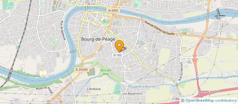 localisation de l'entreprise MADAME INGRID LACOUR à BOURG-DE-PEAGE