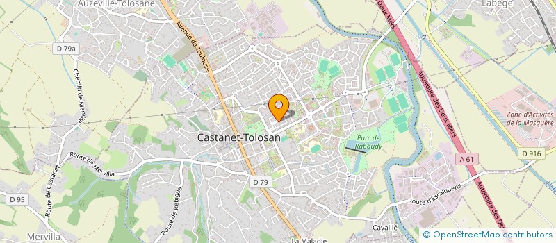 localisation de l'entreprise MADAME INGRID LAGOUANELLE à CASTANET-TOLOSAN