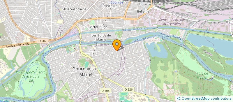 localisation de l'entreprise MADAME INGRID LAHAYE à GOURNAY-SUR-MARNE
