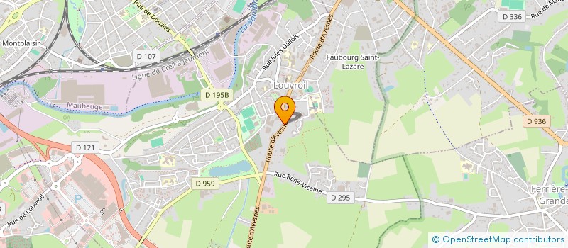 localisation de l'entreprise MADAME INGRID LAMAND  LOUVROIL