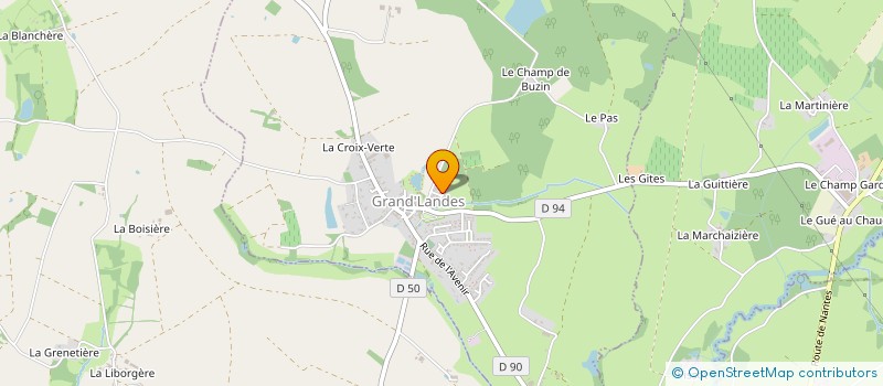 localisation de l'entreprise MADAME INGRID LAMY  GRAND'LANDES