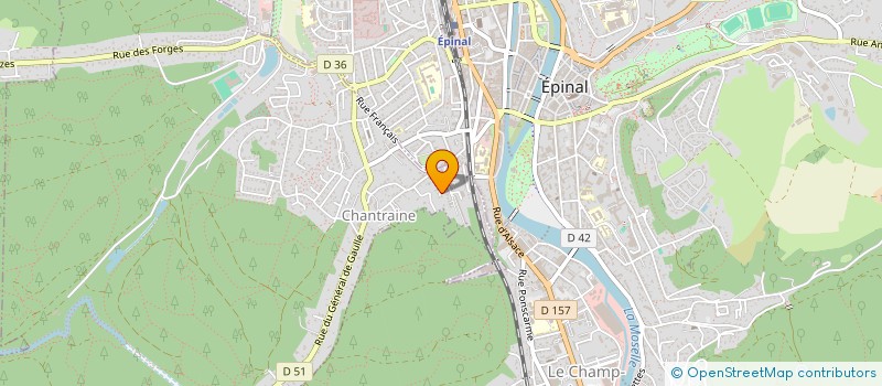 localisation de l'entreprise MADAME INGRID LANVIN  CHANTRAINE