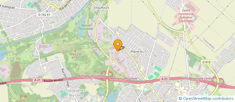 localisation de l'entreprise MADAME INGRID LEBAS  FOUQUIERES-LES-LENS