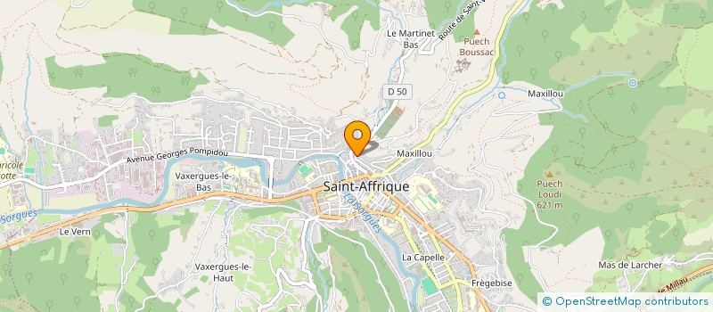 localisation de l'entreprise MADAME INGRID LEBEAU  SAINT-AFFRIQUE