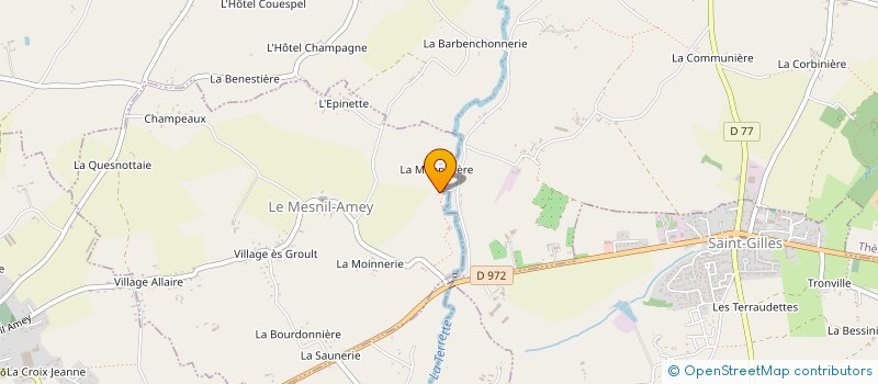 localisation de l'entreprise MADAME INGRID LECLER à LE MESNIL-AMEY