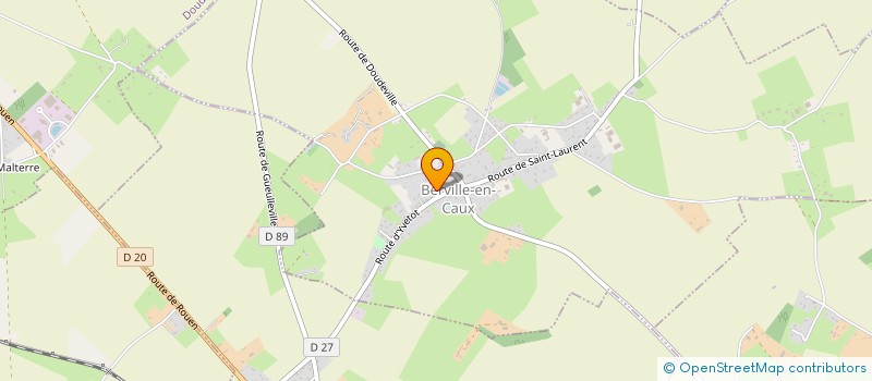 localisation de l'entreprise MADAME INGRID LEGER  BERVILLE-EN-CAUX