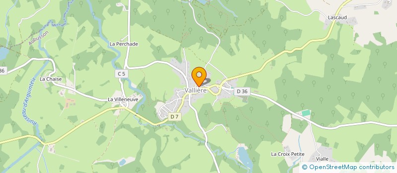 localisation de l'entreprise MADAME INGRID LEGLEYE à VALLIERE