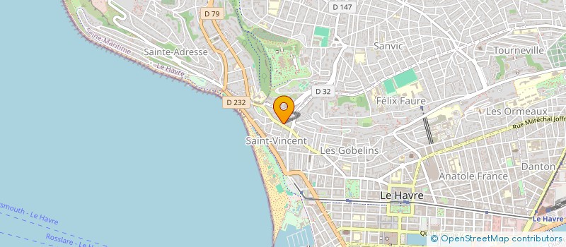 localisation de l'entreprise MADAME INGRID LELIEVRE à LE HAVRE