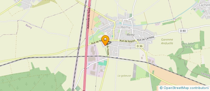 localisation de l'entreprise MADAME INGRID LELOIR  REMY