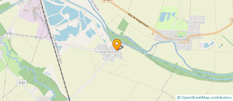 localisation de l'entreprise MADAME INGRID LELOUP  VARISCOURT