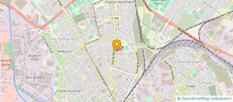 localisation de l'entreprise MADAME INGRID LENGLAIN  REIMS