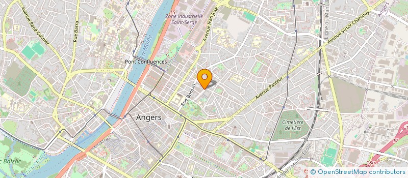 localisation de l'entreprise MADAME INGRID LEROUX à ANGERS