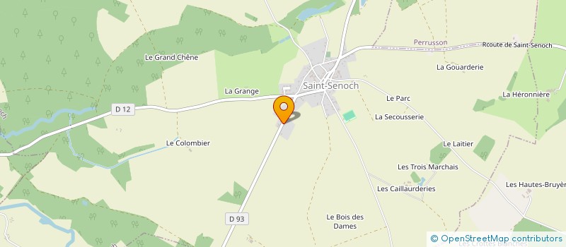 localisation de l'entreprise MADAME INGRID LIGONNIERE  SAINT-SENOCH