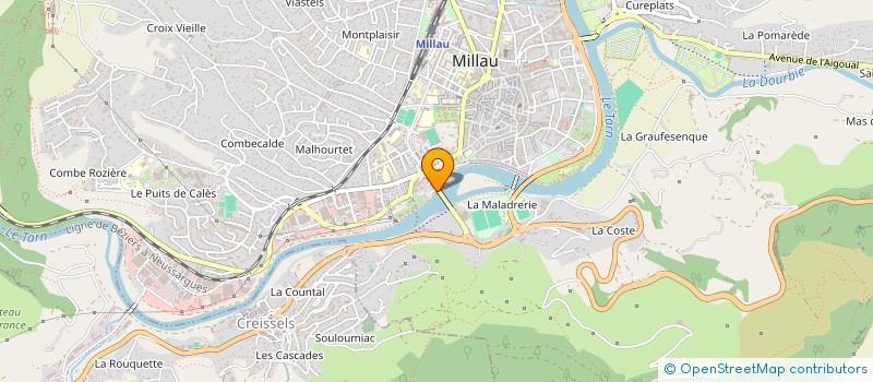 localisation de l'entreprise MADAME INGRID LOISON  MILLAU