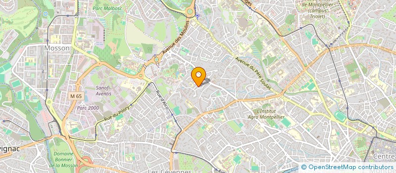 localisation de l'entreprise MADAME INGRID LONGFORT à MONTPELLIER