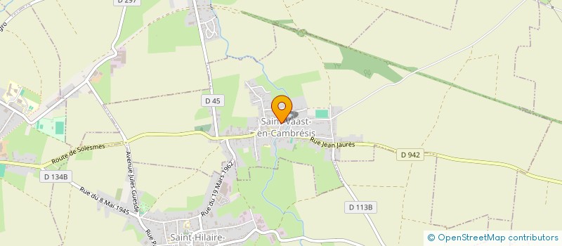 localisation de l'entreprise MADAME INGRID LORAND  SAINT-VAAST-EN-CAMBRESIS