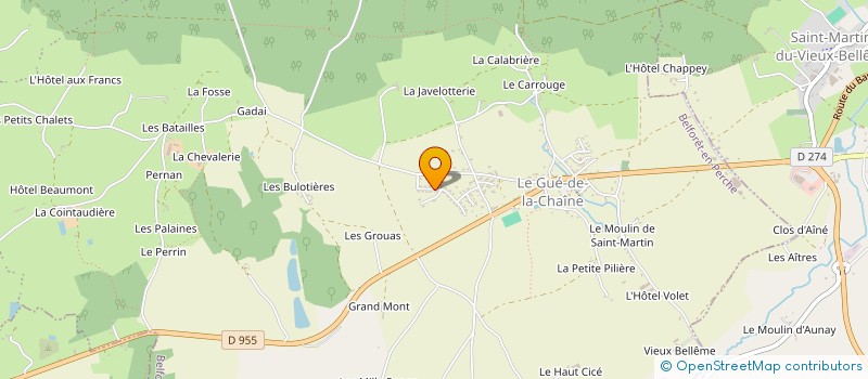 localisation de l'entreprise MADAME INGRID LOUVEL à BELFORET-EN-PERCHE