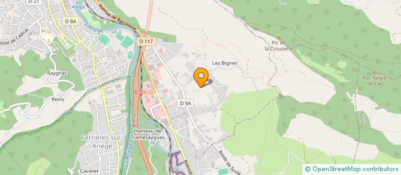 localisation de l'entreprise MADAME INGRID LOUZANNE à FOIX