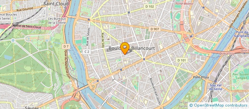 localisation de l'entreprise MADAME INGRID LUBIN à BOULOGNE-BILLANCOURT
