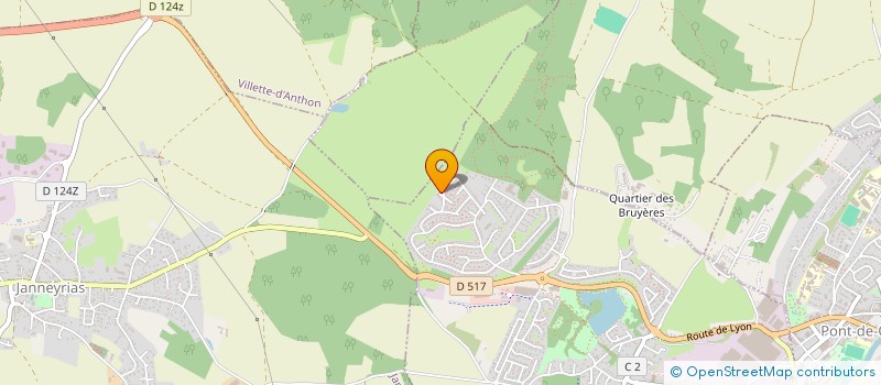 localisation de l'entreprise MADAME INGRID LUCAS  CHARVIEU-CHAVAGNEUX