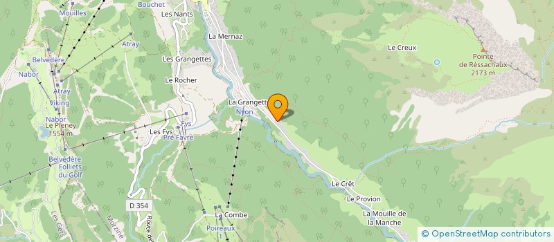 localisation de l'entreprise MADAME INGRID MAES  MORZINE