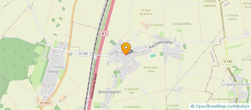 localisation de l'entreprise MADAME INGRID MALLET  LIANCOURT-FOSSE