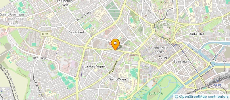 localisation de l'entreprise MADAME INGRID MANGIN à CAEN