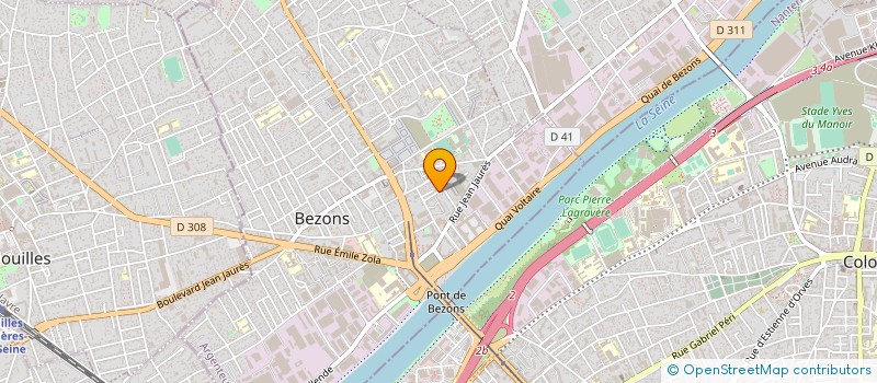 localisation de l'entreprise MADAME INGRID MARIE REINE IVORRA  BEZONS