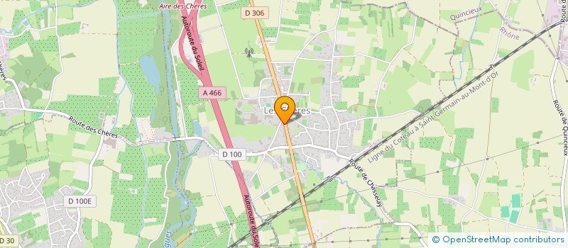 localisation de l'entreprise MADAME INGRID MARQUAT  LES CHERES